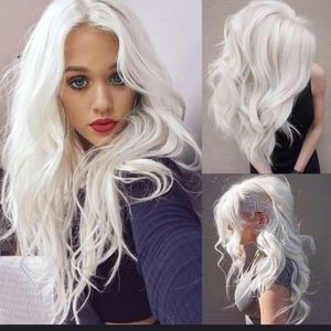 White long wig